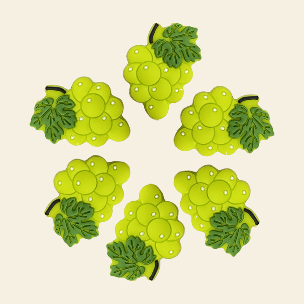 Wholesale 10pcs Cartoon Fruit Silicone Focal Beads