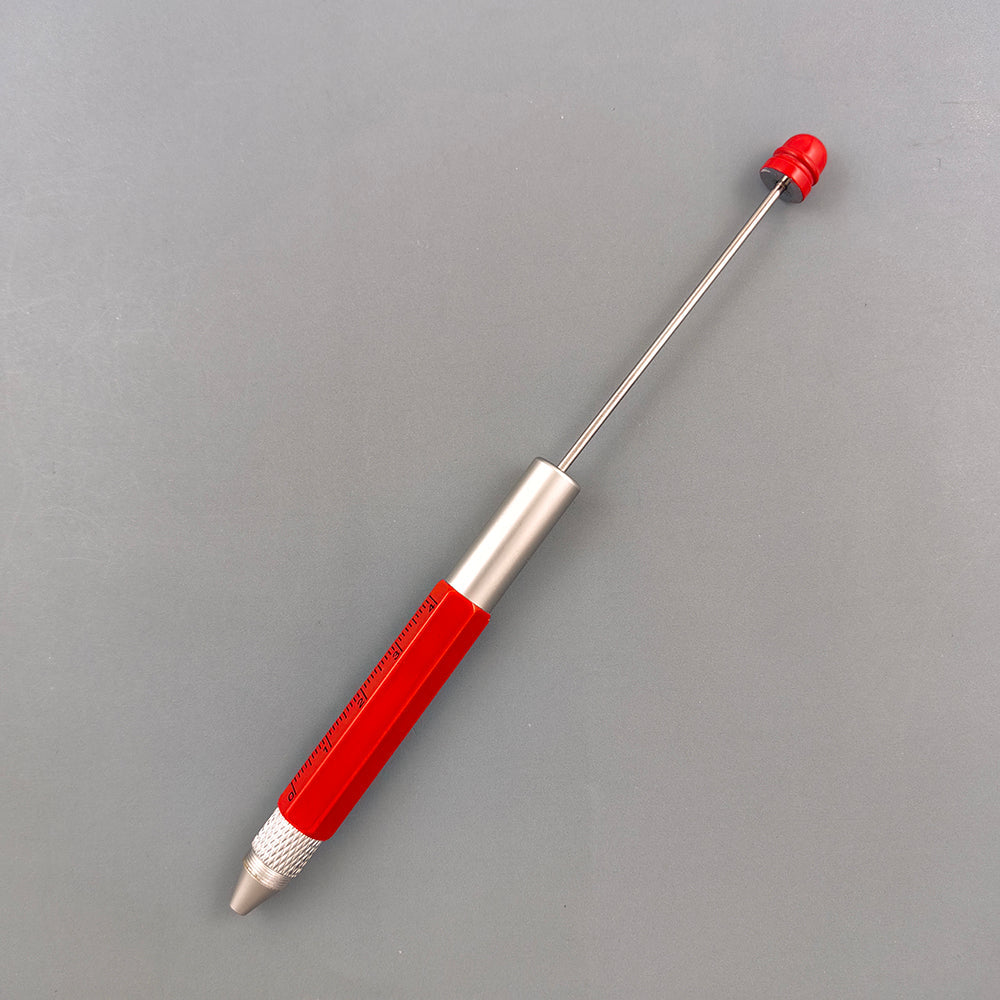 Wholesale Beadable Pens Writing Scale Touch Screwdriver Multifunctional Pen DIY Metal Pen