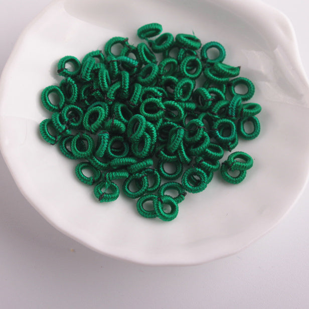 Wholesale 5×6mm Pineapple Knot Coil Nylon Thread Beads