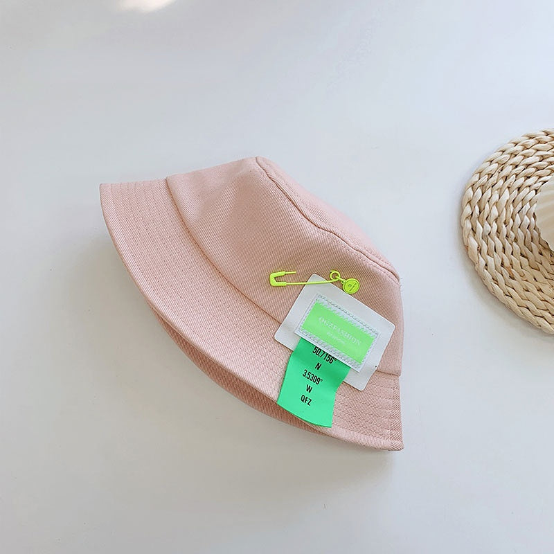 Venta al por mayor Sombrero de pescador fino de algodón para niños