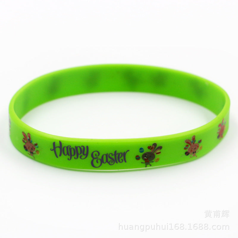 Wholesale Easter Silicone Bracelet