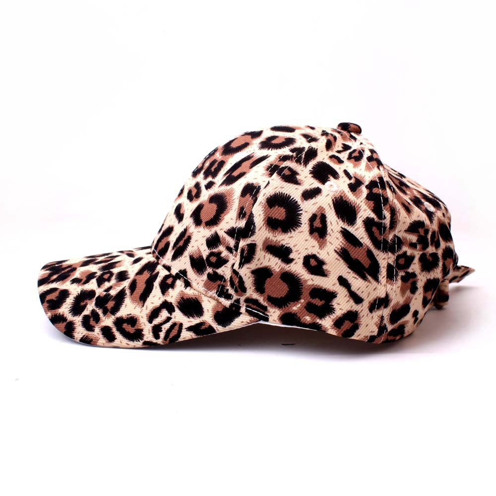 Wholesale Cotton Summer Leopard Baseball Cap