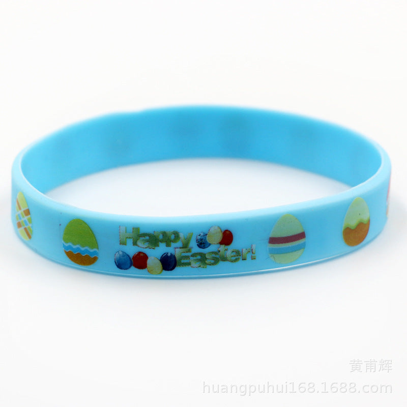 Wholesale Easter Silicone Bracelet