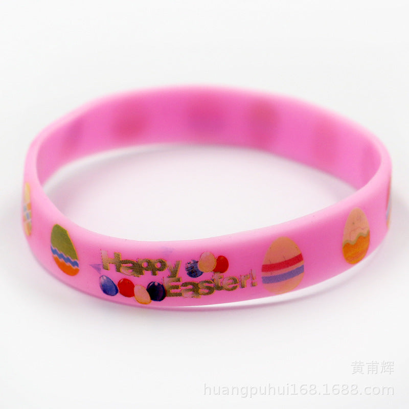 Wholesale Easter Silicone Bracelet