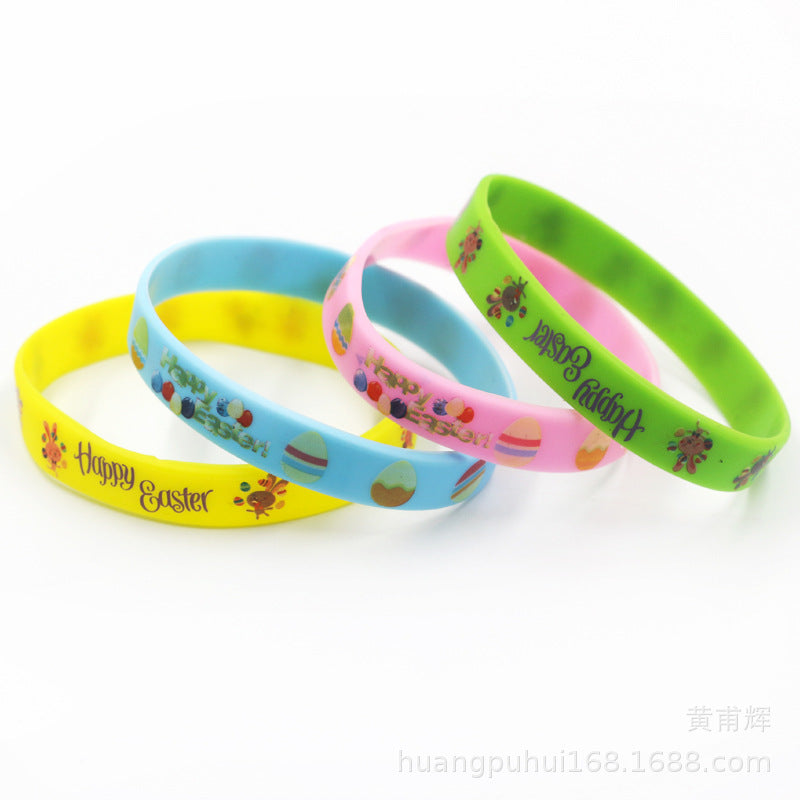 Wholesale Easter Silicone Bracelet