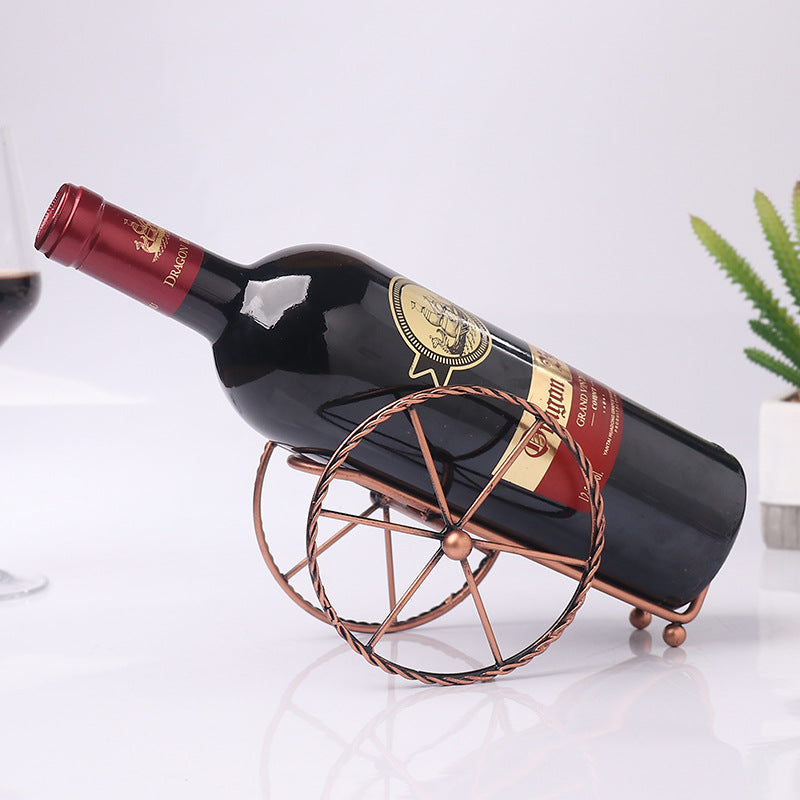 Wholesale European Metal Wine Rack Ornament
