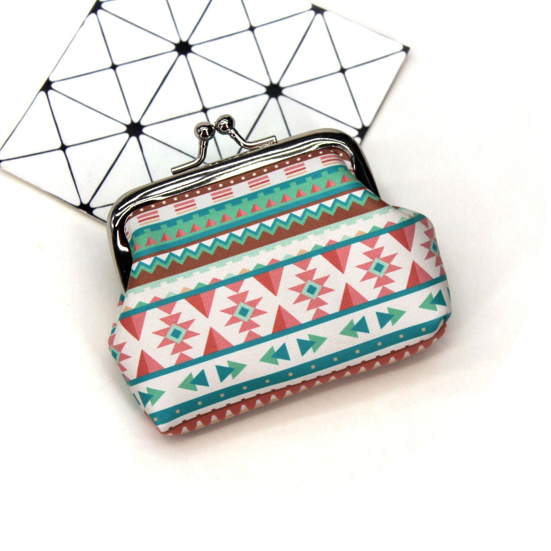 Wholesale PU Vintage Ethnic Coin Purse