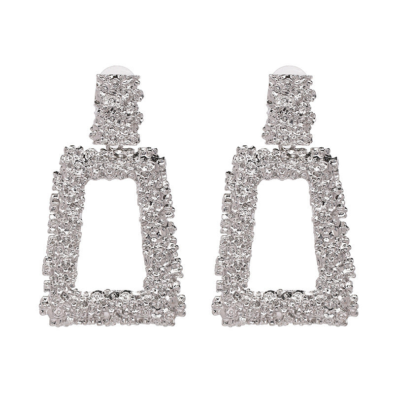Wholesale Vintage Geometry Alloy Earrings