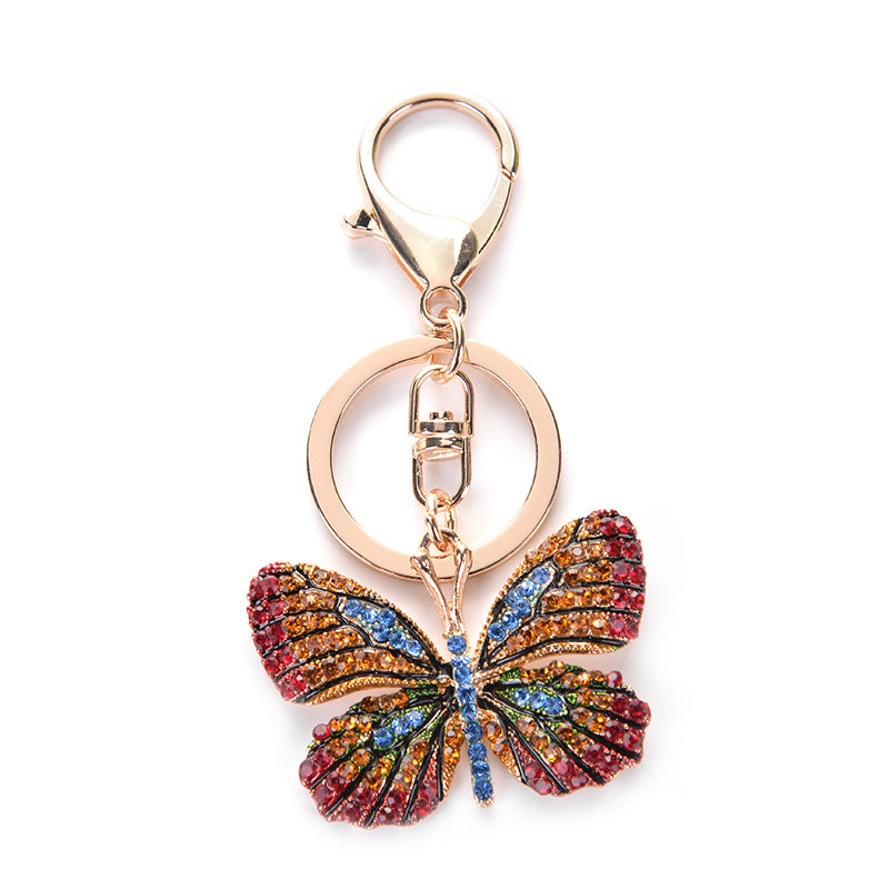 Wholesale Butterfly Zinc Alloy Keychain