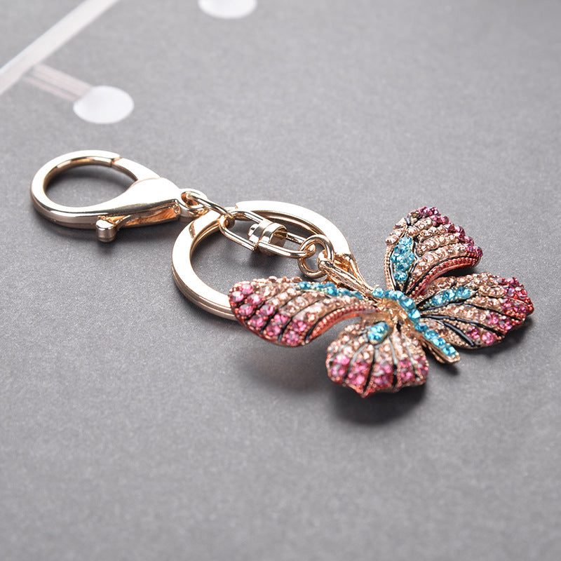 Wholesale Butterfly Zinc Alloy Keychain