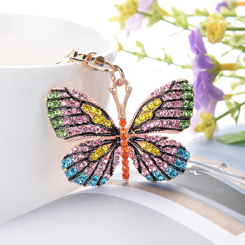 Wholesale Butterfly Zinc Alloy Keychain