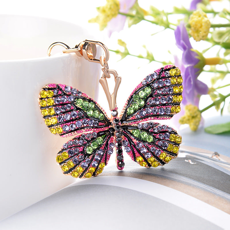 Wholesale Butterfly Zinc Alloy Keychain