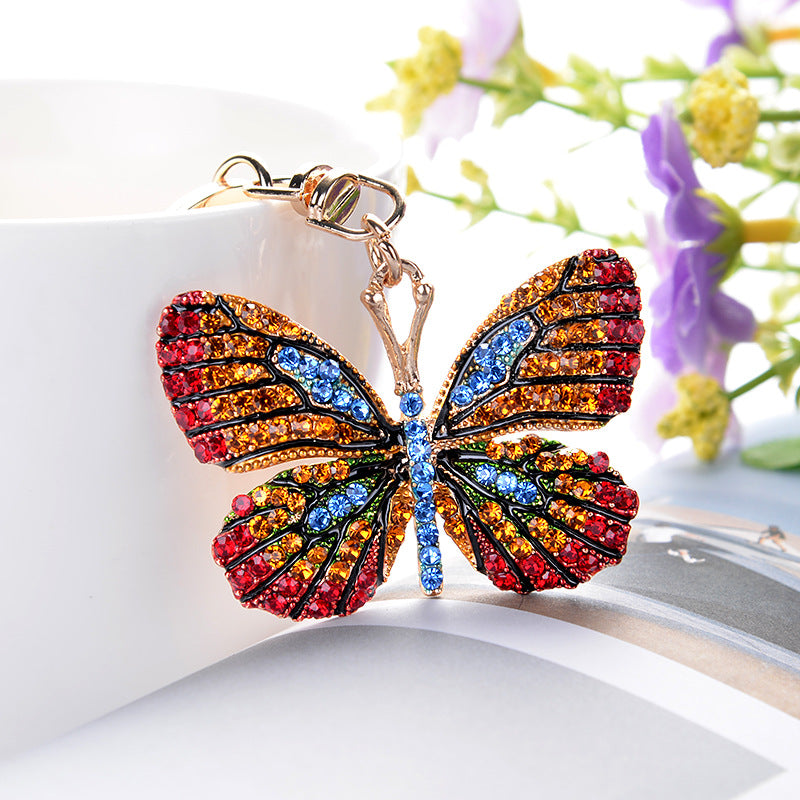 Wholesale Butterfly Zinc Alloy Keychain
