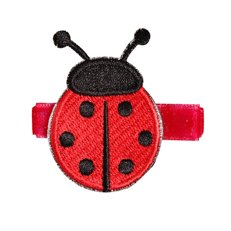 Wholesale Animal Fruit Bow Velvet Hair Clips