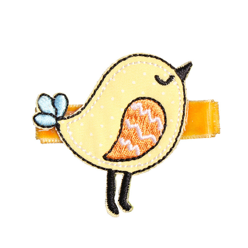 Wholesale Animal Fruit Bow Velvet Hair Clips