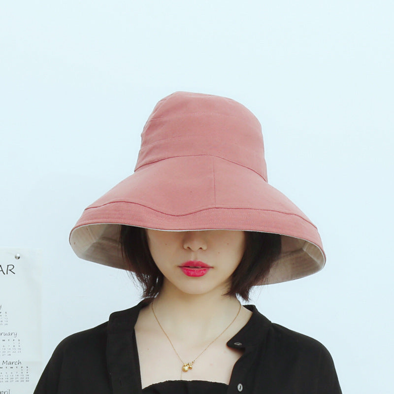 Wholesale Cotton Sunscreen Big Brim Fisherman Hat