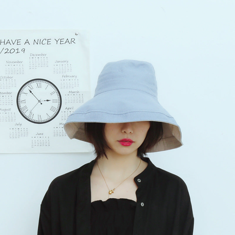 Wholesale Cotton Sunscreen Big Brim Fisherman Hat