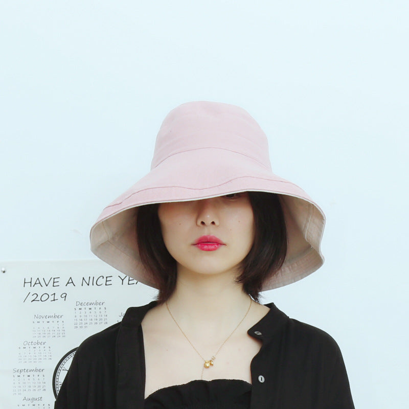 Wholesale Cotton Sunscreen Big Brim Fisherman Hat