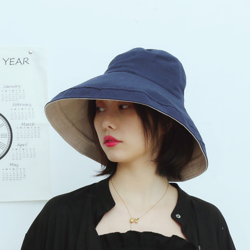 Wholesale Cotton Sunscreen Big Brim Fisherman Hat