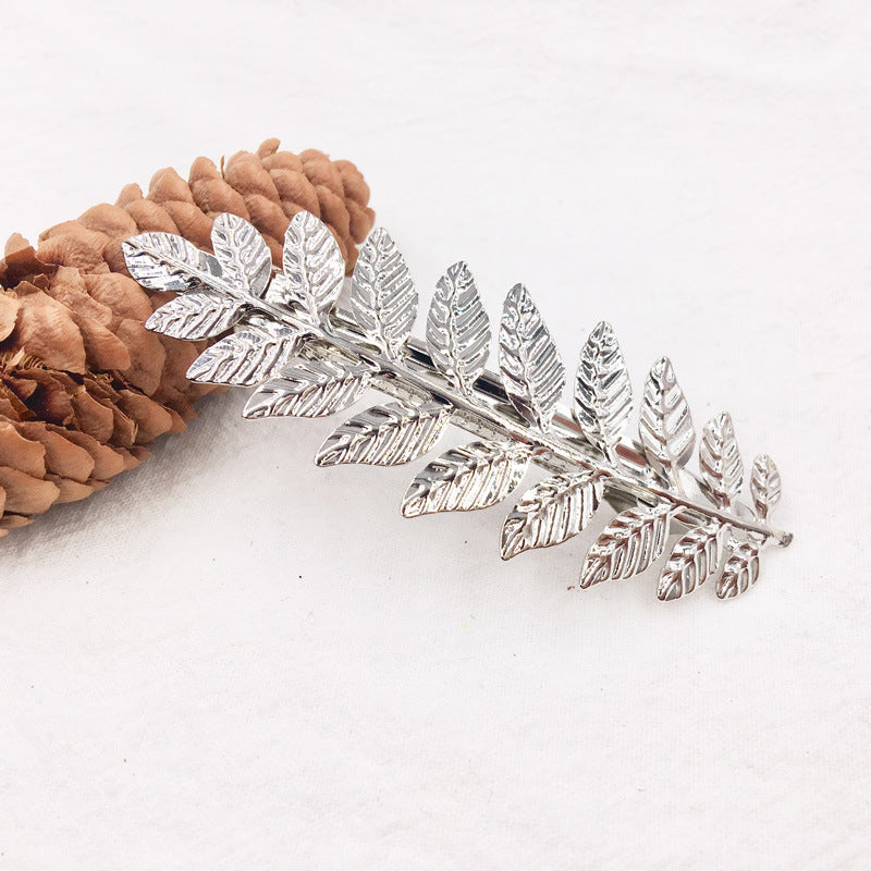Wholesale Vintage Leaf Alloy Hair Clips