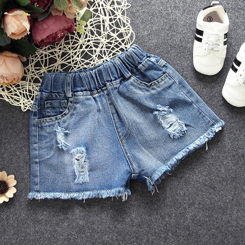 Wholesale Girls Cotton Denim Pants Baby Clothes