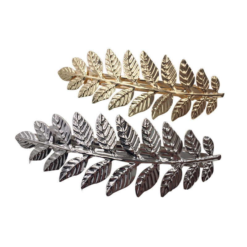 Wholesale Vintage Leaf Alloy Hair Clips