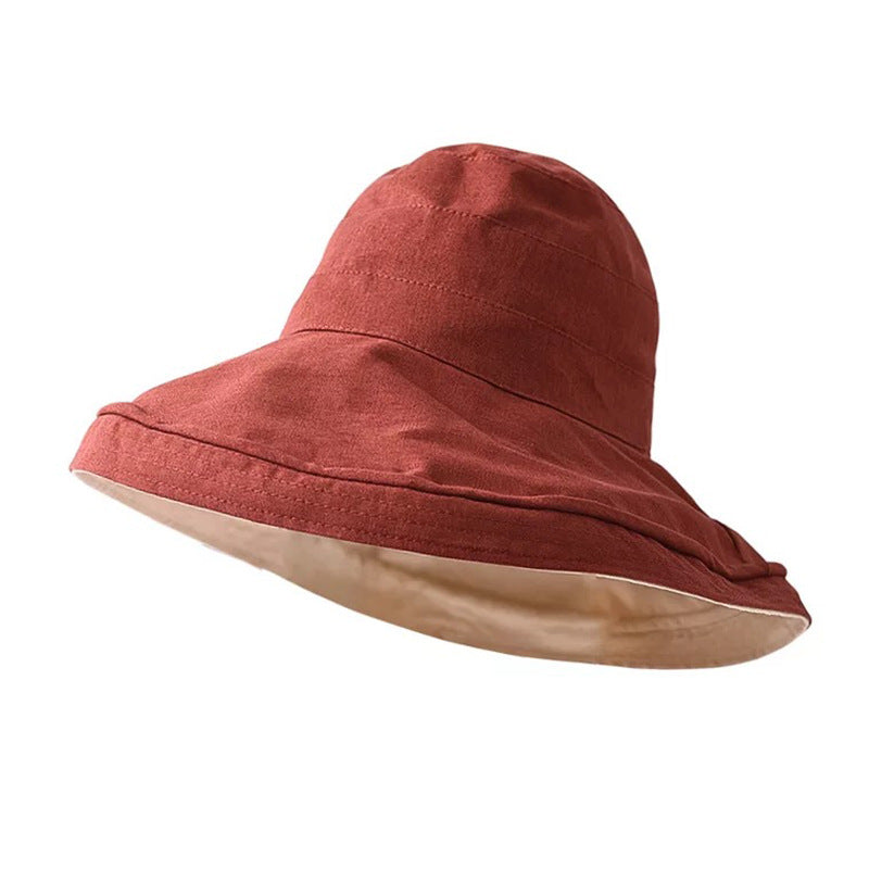 Wholesale Cotton Sunscreen Big Brim Fisherman Hat