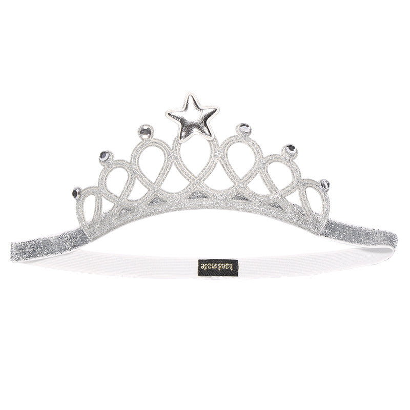 Wholesale Sweet Princess Glitter Rhinestone Crown Headband