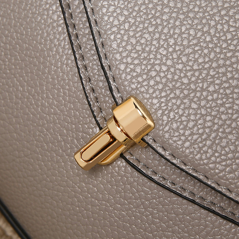 Bolsa de mensajero de hombro de mierda de bloqueo de Lock PU.