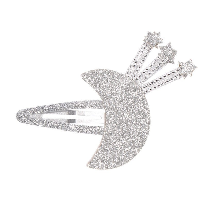 Wholesale Moon Cloth Hair Clips