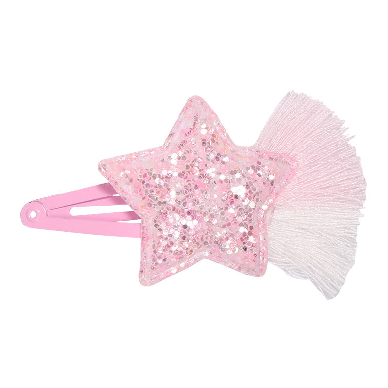 Wholesale Moon Cloth Hair Clips