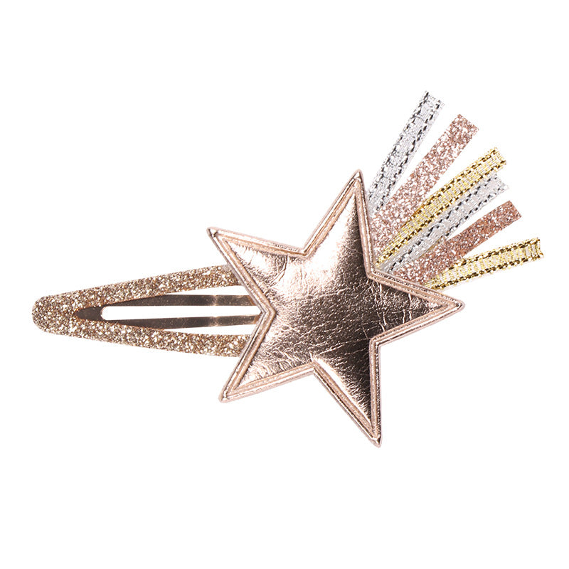 Wholesale Moon Cloth Hair Clips