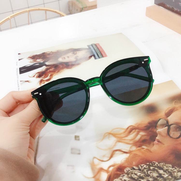 Wholesale PC Round Frame Female Sunglasses