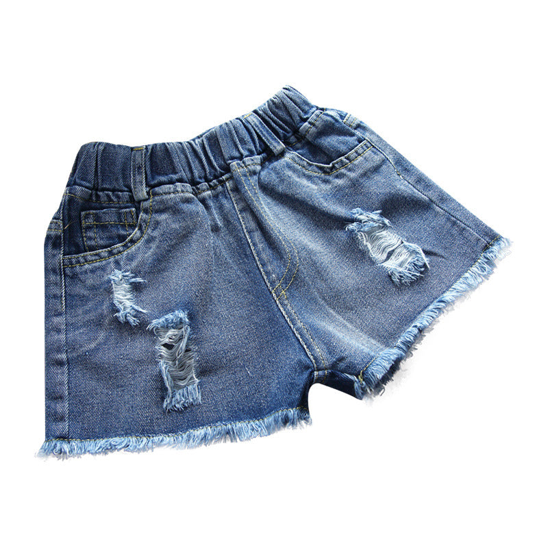 Wholesale Girls Cotton Denim Pants Baby Clothes