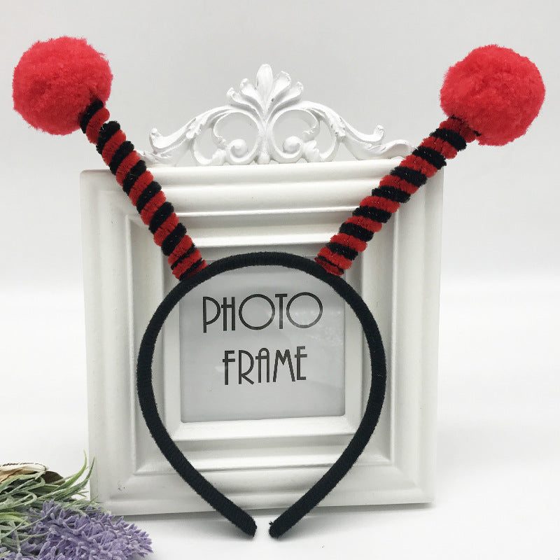 Wholesale Fabric Hairy Bee Ant Headwear Headband