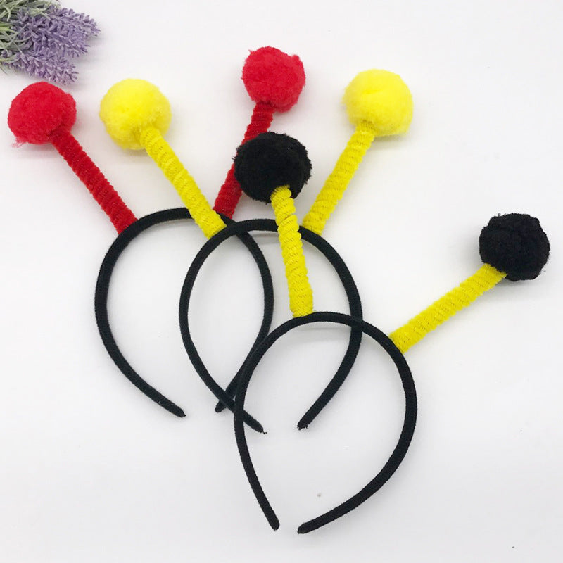 Wholesale Fabric Hairy Bee Ant Headwear Headband