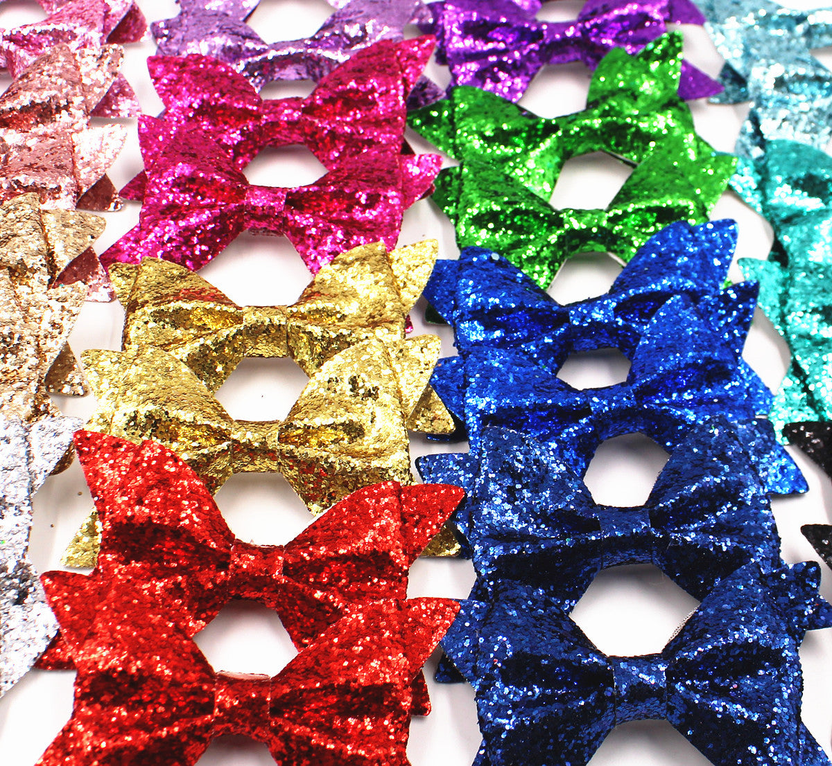Wholesale Bow Sequin Hair Clips