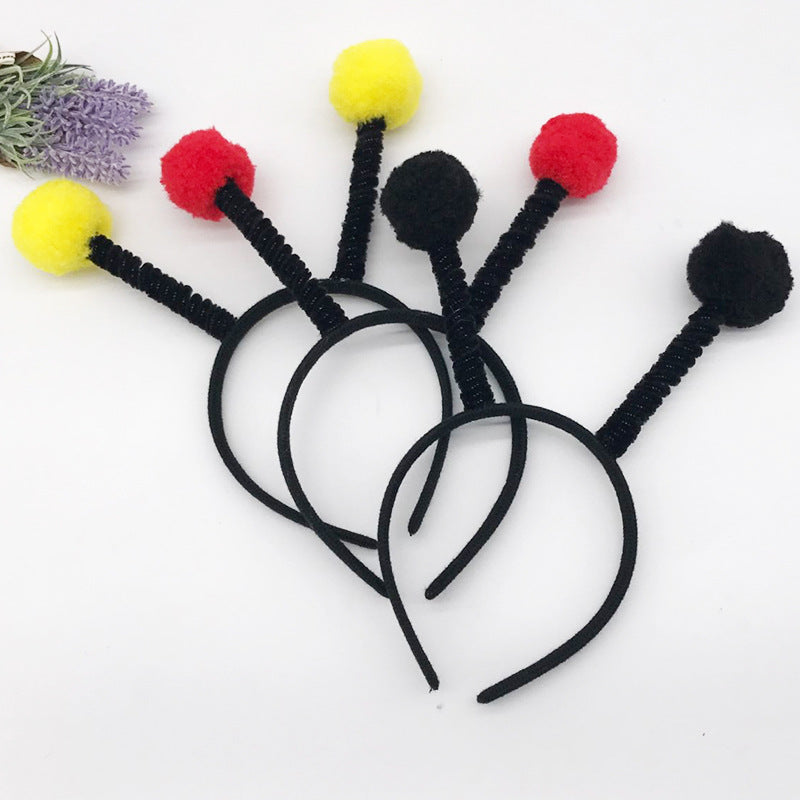 Wholesale Fabric Hairy Bee Ant Headwear Headband