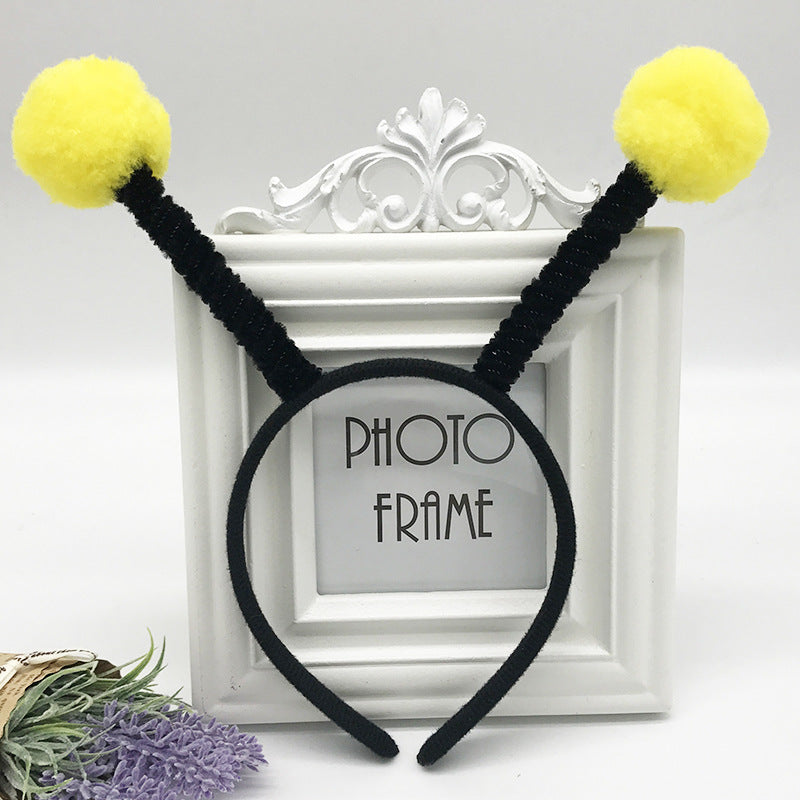 Wholesale Fabric Hairy Bee Ant Headwear Headband
