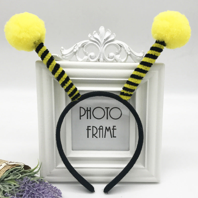 Wholesale Fabric Hairy Bee Ant Headwear Headband