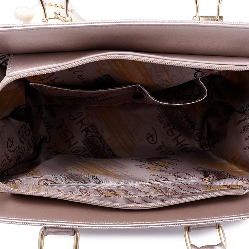 Wholesale Diagonal Portable PU Single Shoulder Bag Four-piece Set