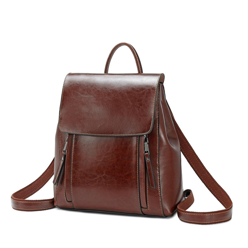 Wholesale Cowhide Genuine Leather Backpack