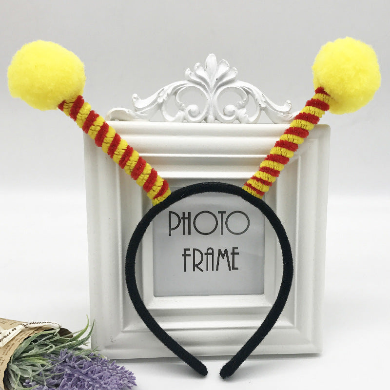 Wholesale Fabric Hairy Bee Ant Headwear Headband