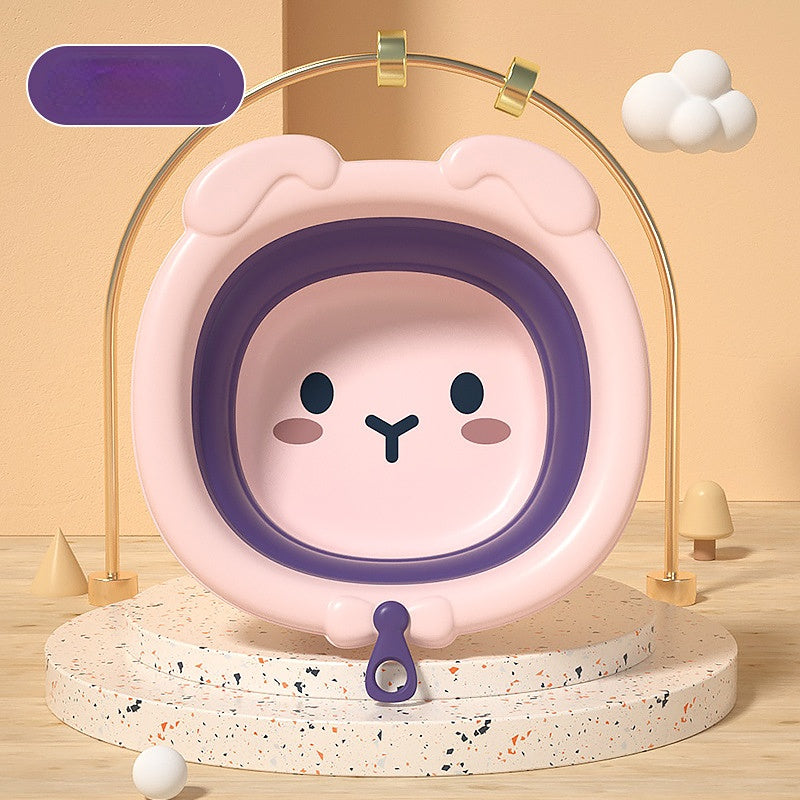 Wholesale Baby Toddler Foldable Basin Hanging Baby Supplies Plastic