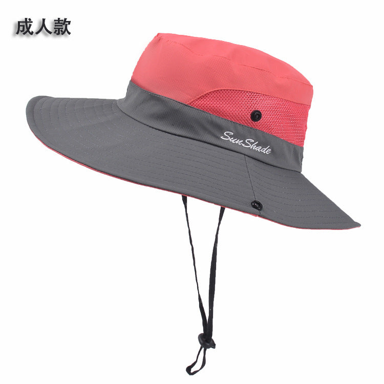 Venta al por mayor Dacron Summer Women's Outdoor Sunshade Hat Sunscreen Fisherman Hat