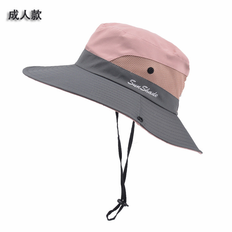 Venta al por mayor Dacron Summer Women's Outdoor Sunshade Hat Sunscreen Fisherman Hat