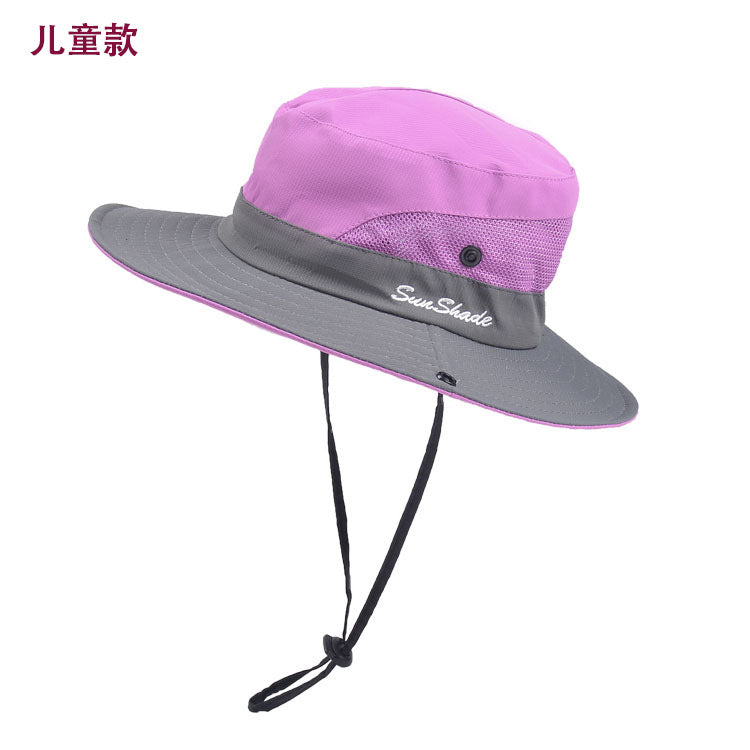 Venta al por mayor Dacron Summer Women's Outdoor Sunshade Hat Sunscreen Fisherman Hat