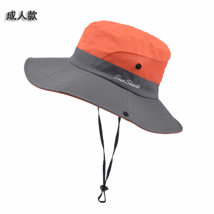 Venta al por mayor Dacron Summer Women's Outdoor Sunshade Hat Sunscreen Fisherman Hat