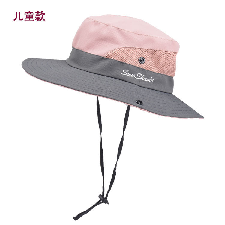 Venta al por mayor Dacron Summer Women's Outdoor Sunshade Hat Sunscreen Fisherman Hat