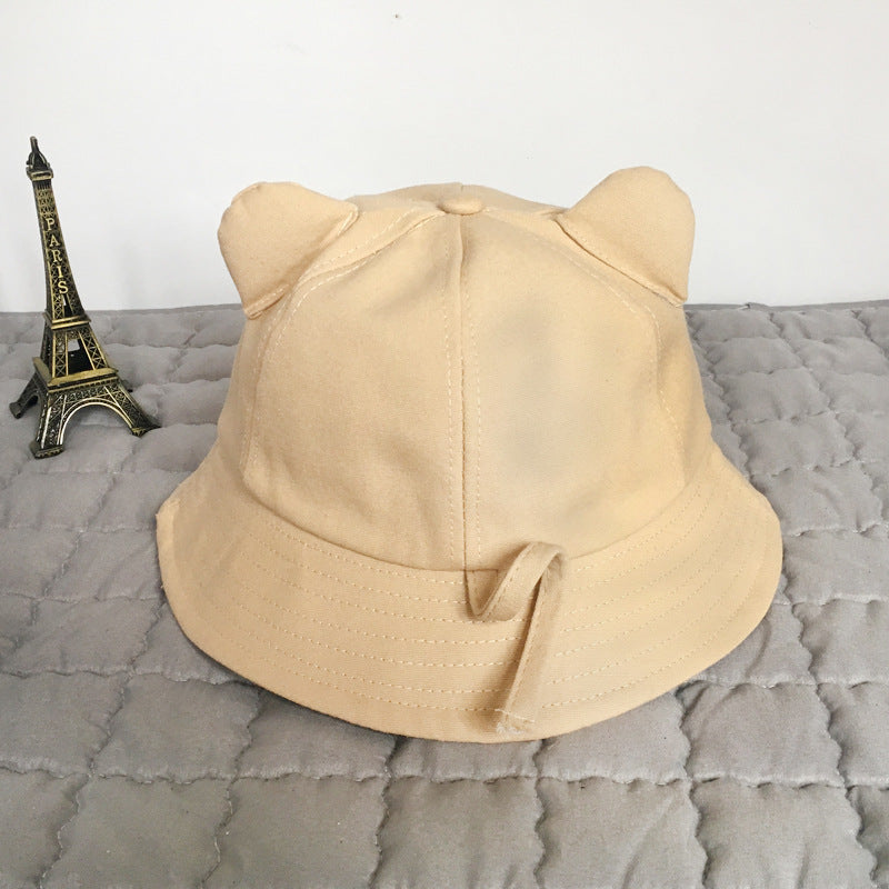 Venta al por mayor Sombrero de pescador de algodón para niños lindos